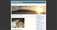 Desktop Screenshot of chris.farhood.org